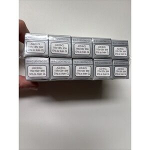 *NEW* WAC Lighting brand JCD-50-CL halogen light bulbs.110v-130v 50w(10 Pack)
